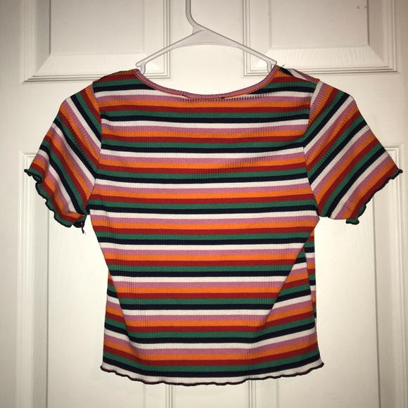 Stripe Crop Top - Picture 2 of 3